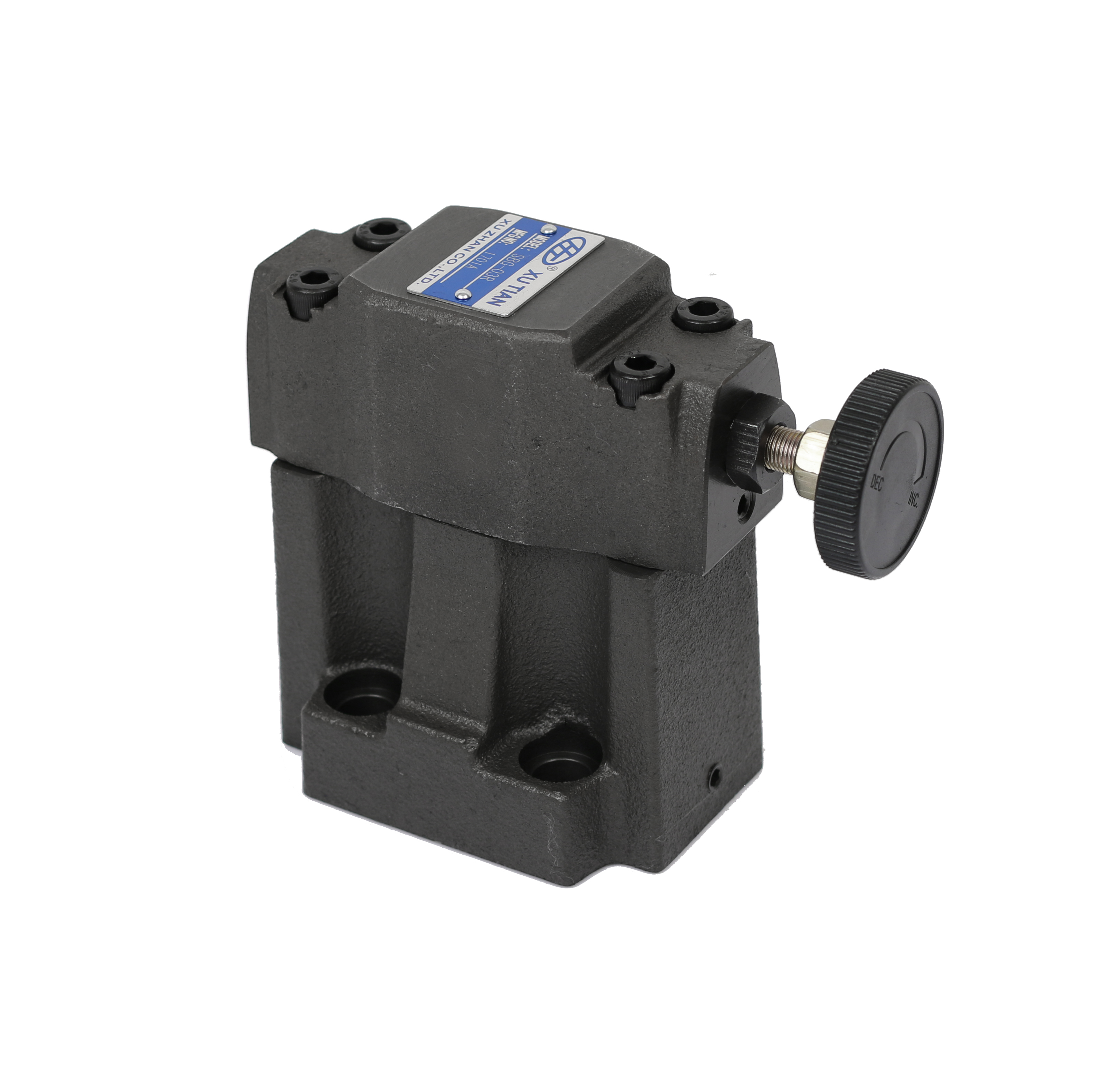 Low noise electromagnetic control SBSG-03 hydraulic solenoid valve pilot control electromagnetic overflow valve pilot valve separately equipped