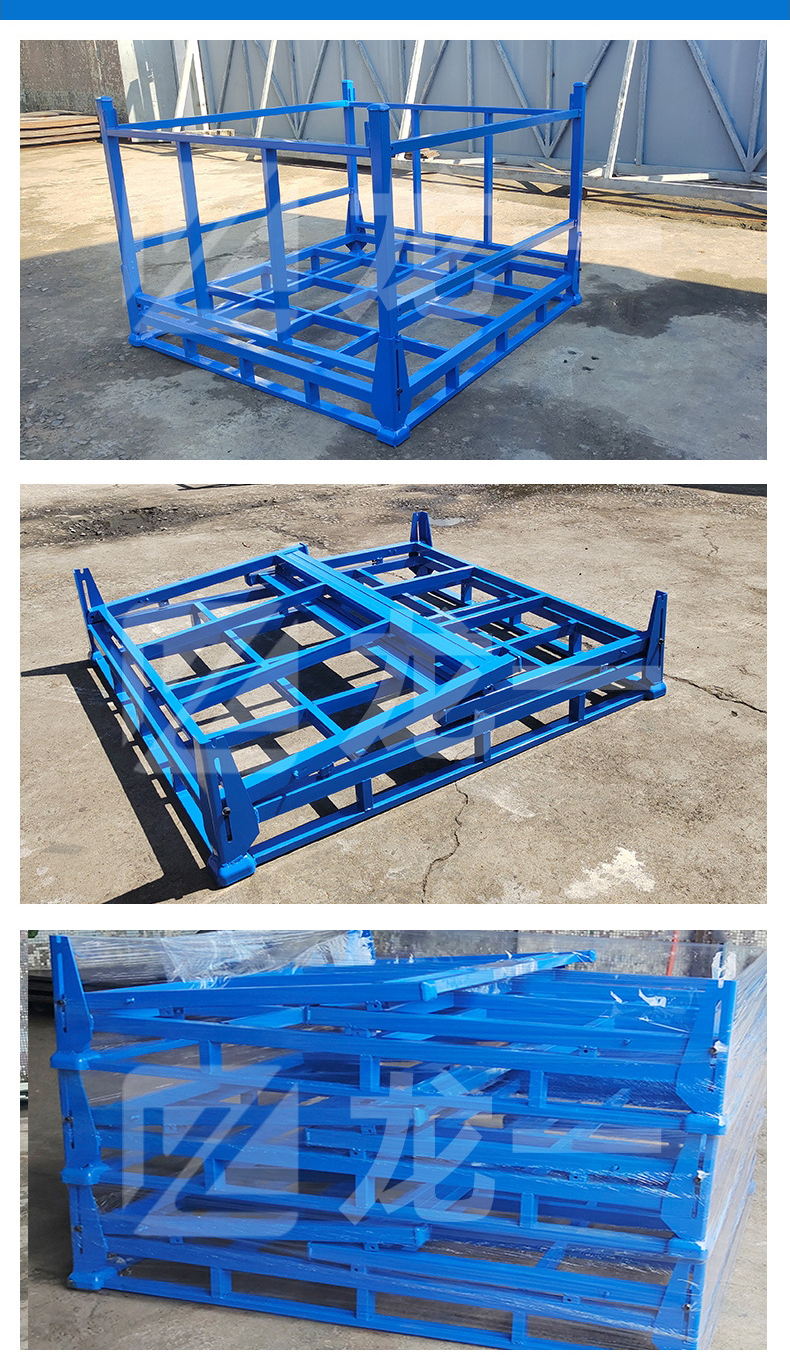 Longyi makes steel oil barrel stacking racks, iron barrel storage racks, non-standard customized cold storage racks, heavy-duty stacking racks