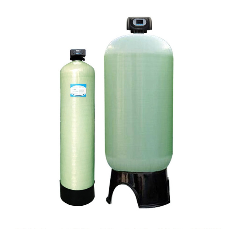 Glass fiber reinforced plastic tank, manganese sand, quartz sand filtration tank, well water yellowing removal, activated carbon filter, resin softening filtration equipment