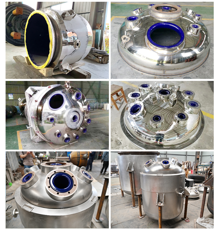 The manufacturer has 20 years of experience in supply and sales of stainless steel double cone reaction kettle with complete specifications