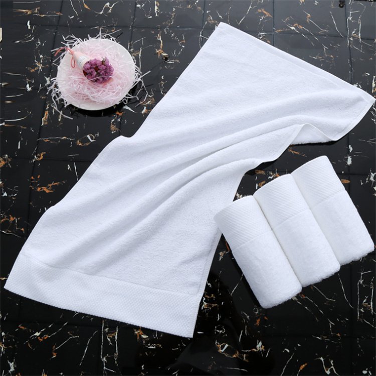 Hotel Small Square Towels, 5 Pack, Pure Cotton, Water Absorbent Face Wash Towels, Embroidered LOGO, Hotel Beauty Salon, Restaurant Wipe Towels