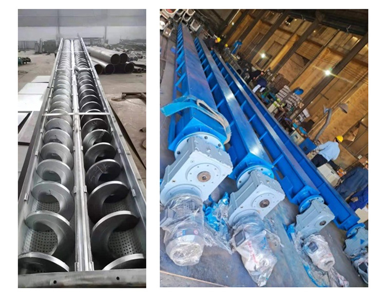 Thumb mechanical equipment 316 screw conveyor equipment Short lead time for mining material production