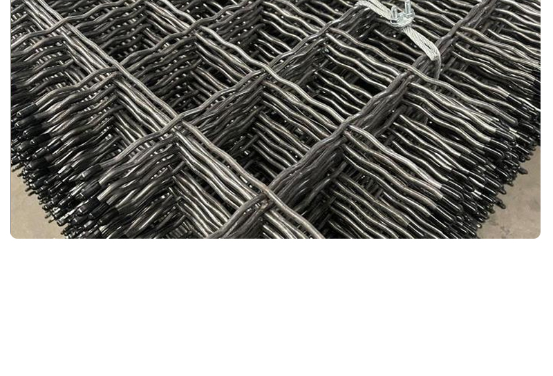 Mining woven diamond mesh, galvanized hook mesh, underground steel mesh, warp and weft mesh, construction welding mesh