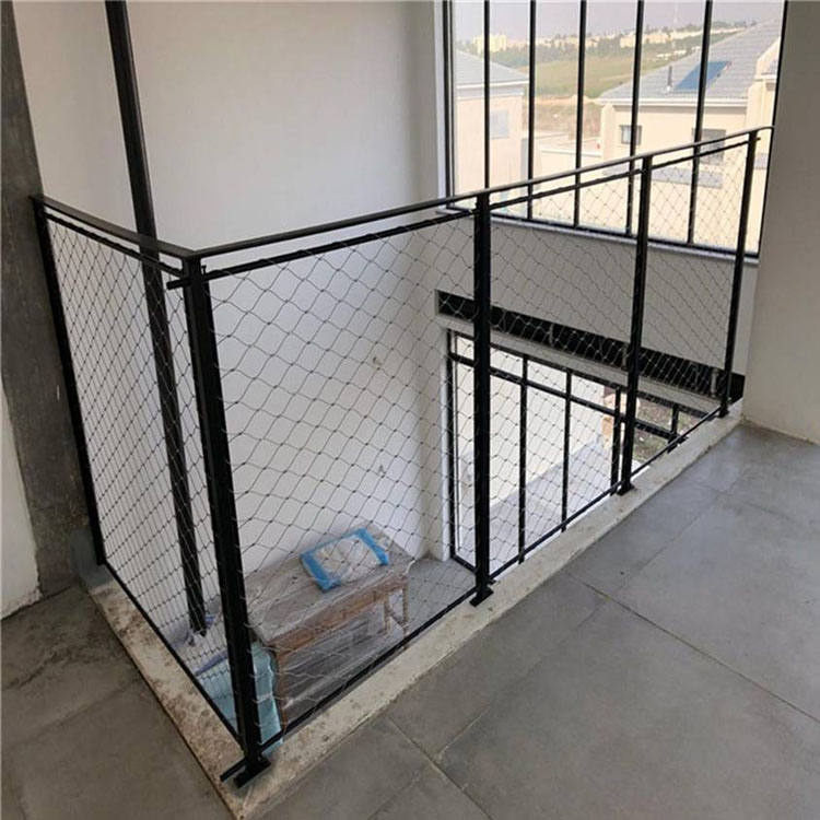 Hengding Stainless Steel Balcony Protective Rope Net High rise Building Steel Wire Rope Fall Arrest Net Sample Free of Charge