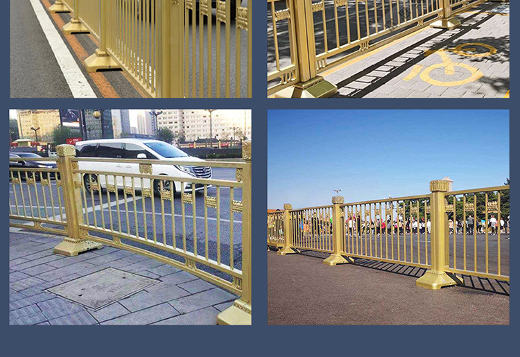 Guardrail base protective pier municipal beautification isolation railing gold guardrail cast iron base