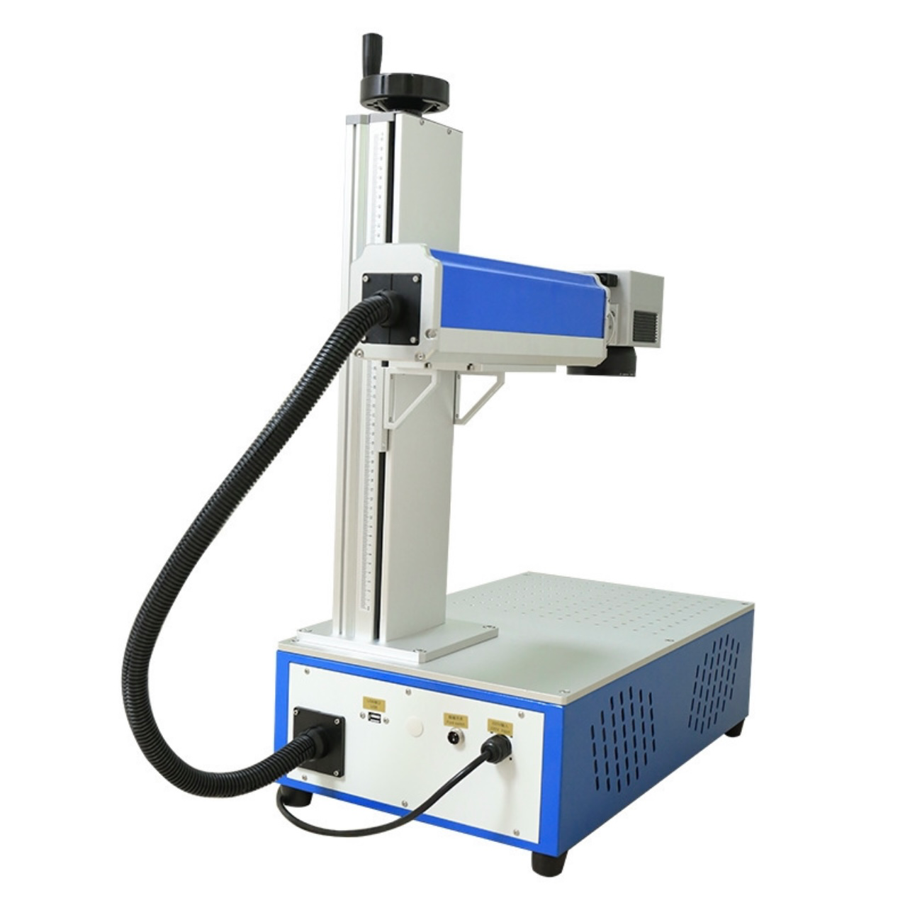 10W end pump desktop laser marking machine with high configuration, maintenance free, high efficiency, time saving, and manpower saving Haoxiang