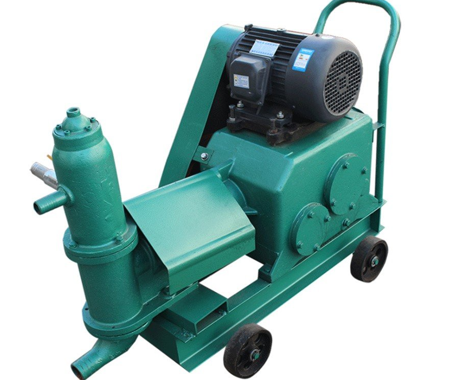 ZBJ-6 Double Cylinder Double Fluid Cement Mortar Grouting Pump Small Double Fluid Pump High Pressure and Durable