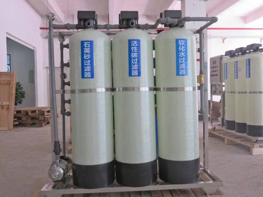 10 tons/H softened water equipment Boiler cooling tower Hotel softened water reverse osmosis RO pure water equipment ultrafiltration