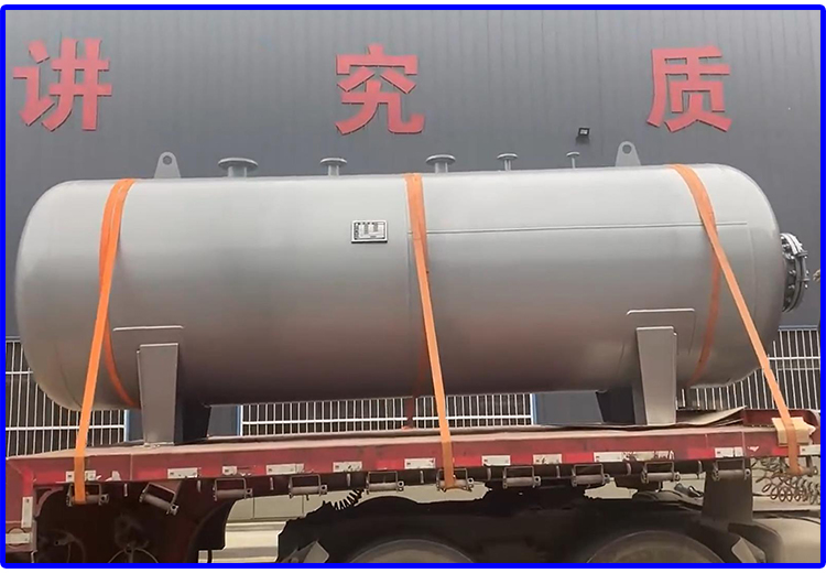 Air storage tank, vertical, lying down, buffer tank, high-pressure negative pressure vacuum air storage bag, semi trailer truck