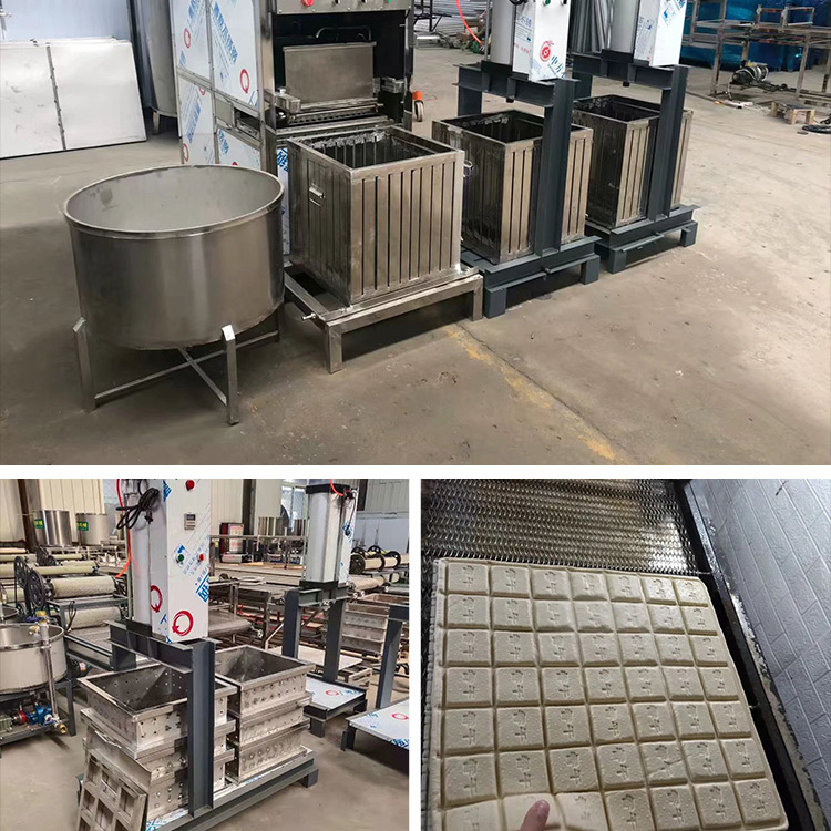 Tofu machine production equipment Large stainless steel automatic dried tofu machine Bean products equipment Pulping unit