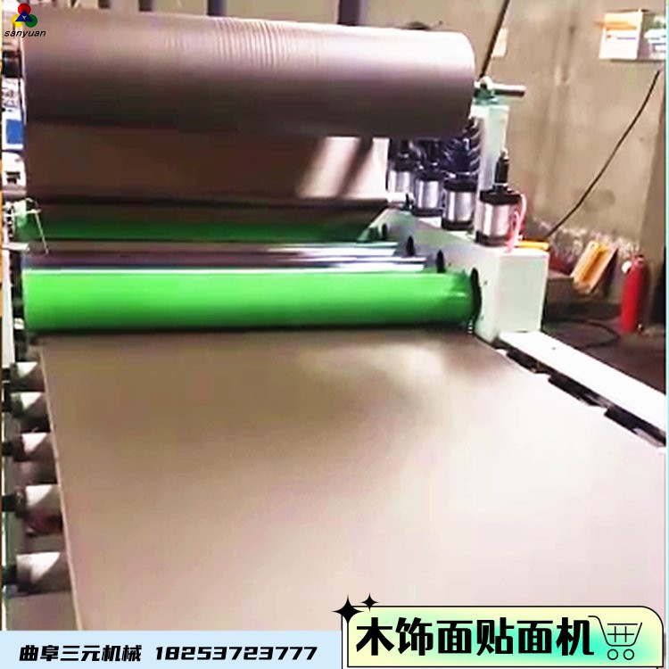 Toilet partition board cold glue flat pasting Pouch laminator Chevy board for extrusion Hot-melt adhesive film pasting machine automatic trimming