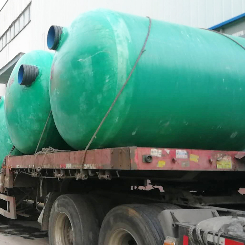 Huanchen Integrated Septic tank 80m3 Thickened FRP Sewage Treatment Equipment Factory One piece Wholesale