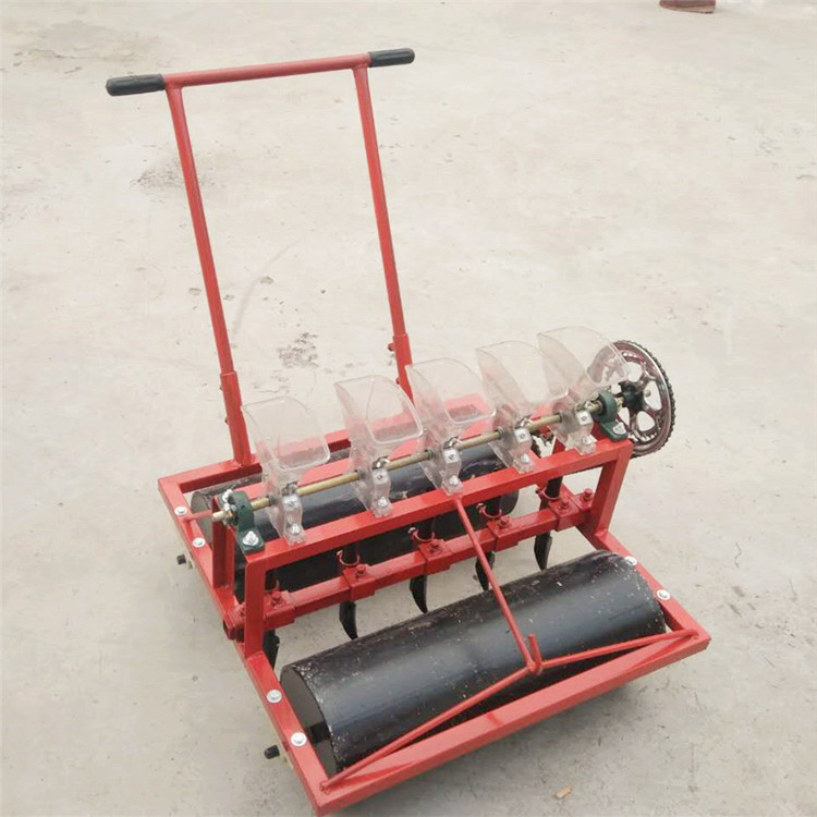 Small agricultural gasoline precision seeder, celery and coriander planting seeder, multi row bitter herb planting equipment