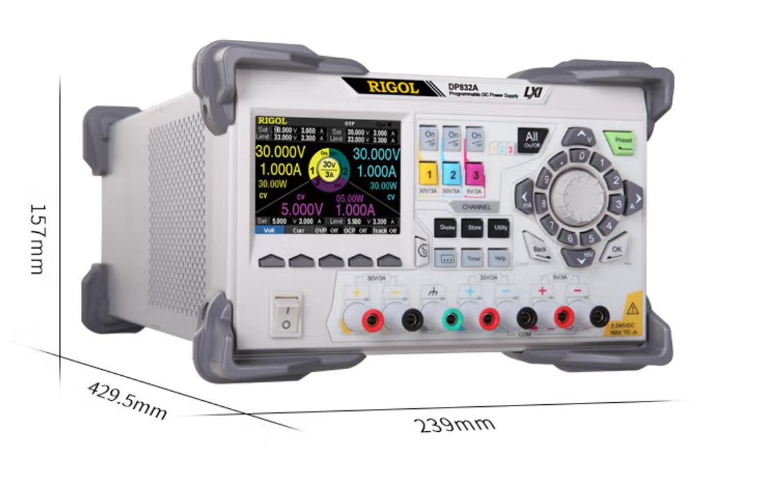 RIGOL DP811A DC stabilized power supply, single channel 200W, one output dual gear