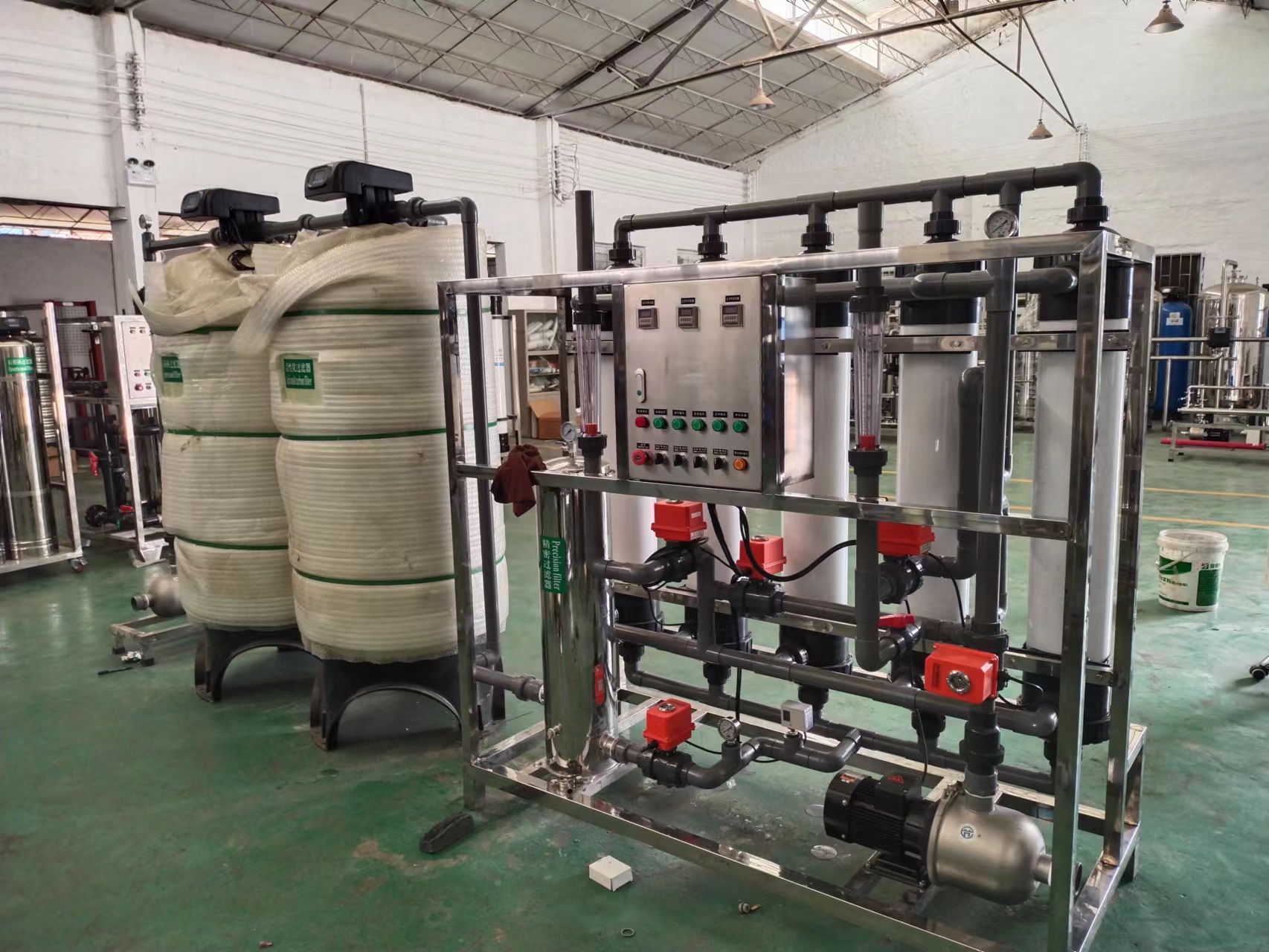 6 ton ultrafiltration water purification equipment, tap water, mineral water plant, reclaimed water reuse system, drinking water equipment