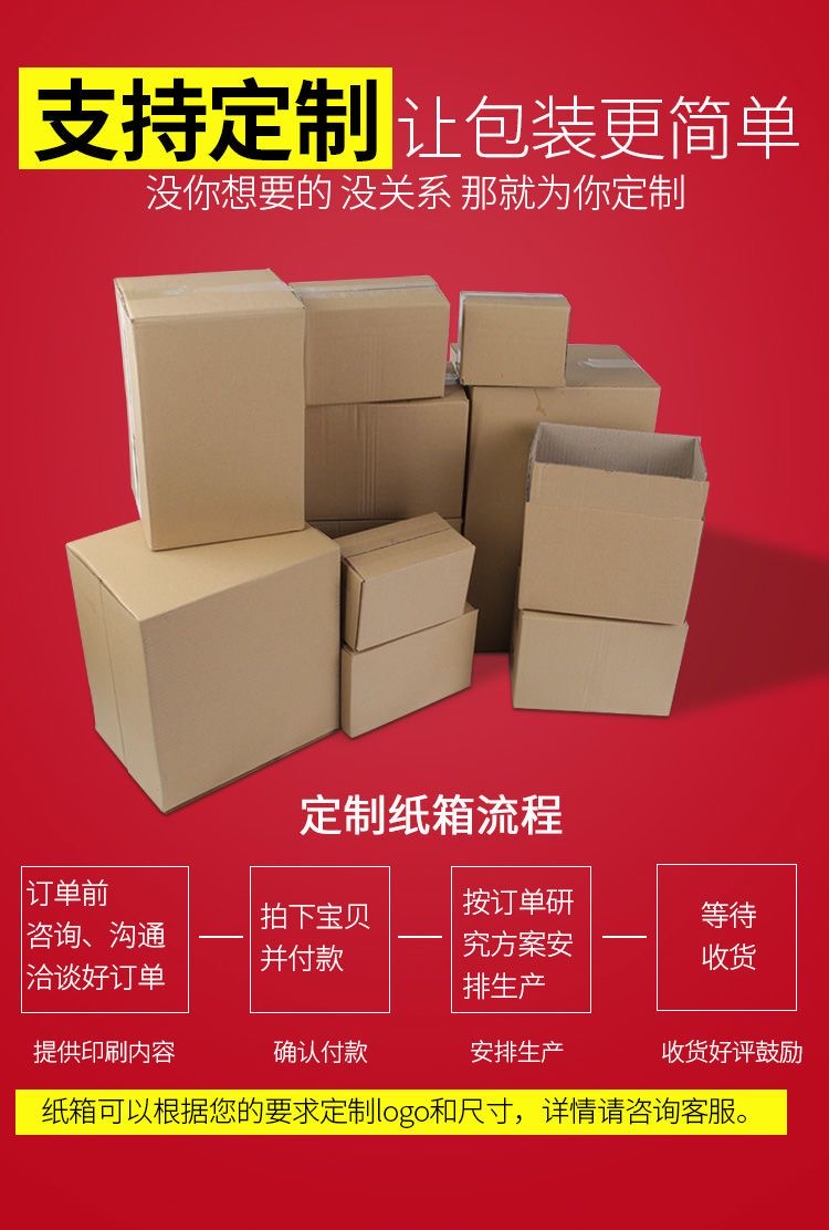 The cardboard printing factory near Zhenlin Packaging has thickened and moved large cardboard boxes, and there is no limit to the promotion and discounts for the entire line