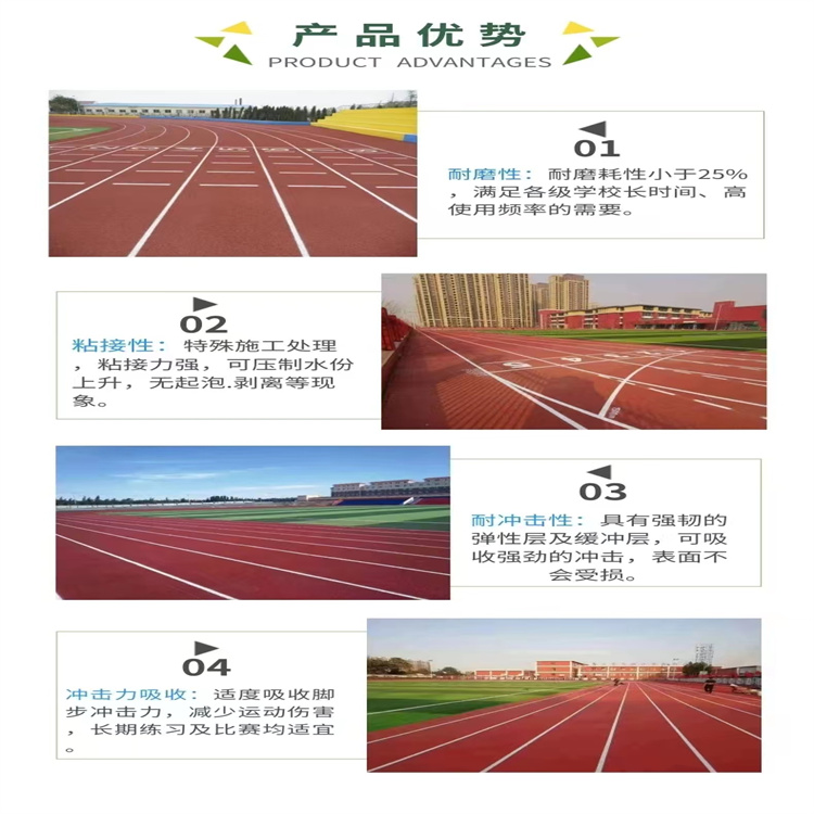 School Sports Ground Fully Plastic Track Park Community 10mm Fitness Trail Crown A Sports