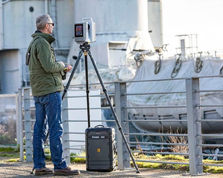 Trimble Tianbao X12 flagship 3D laser scanner with 1mm ranging accuracy and 14.4 seconds angle measurement