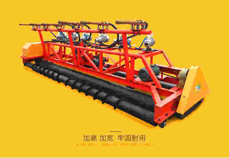 Three roller road vibration leveling scale bridge deck frame vibration beam ultrasonic laser leveling machine concrete paver