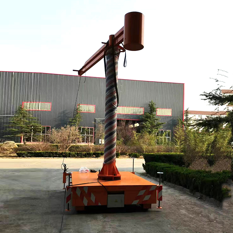 The use of mobile cantilever cranes for cargo cranes in factory workshops