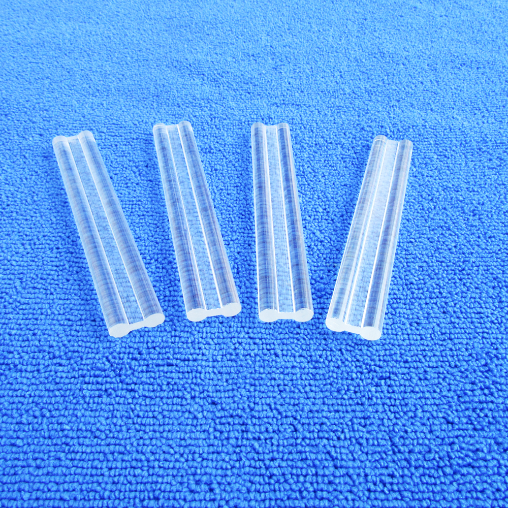 Transparent PS profile extruded profiles, non-standard plastic profile pipes, custom opening of Ruizhan plastic