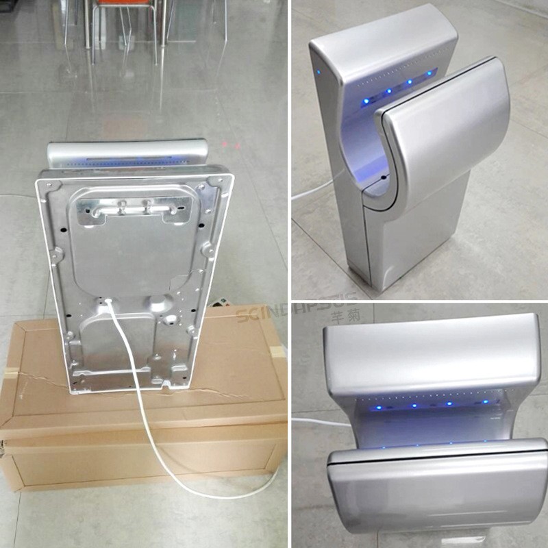 Carbon brush, brushless, U-slot, double-sided air jet hand dryer, high-speed drying, mobile phone, automatic sensing, bathroom hand drying equipment