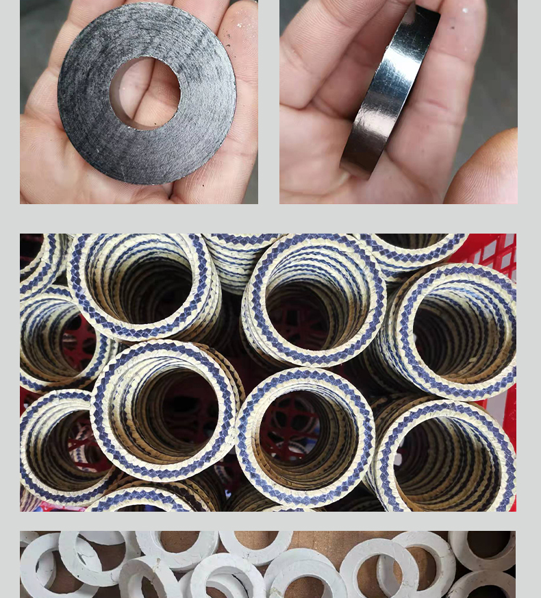 Spot graphite packing, oil immersed asbestos packing, carbon packing, aramid packing, various materials packing rings