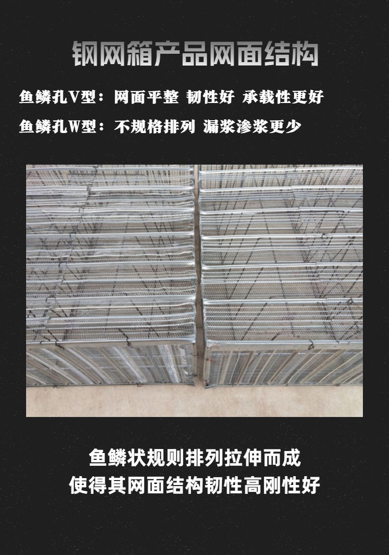 Hollow floor ribbed steel mesh box construction site use expansion mesh box customization wholesale Zhongxiang wire mesh