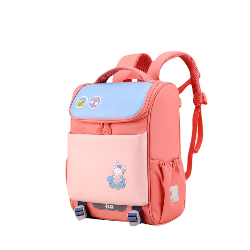 Korean version suitable for free wash backpacks for primary school students Shoulder protectors Children's backpacks Lightweight solid color primary school students' backpacks Customization