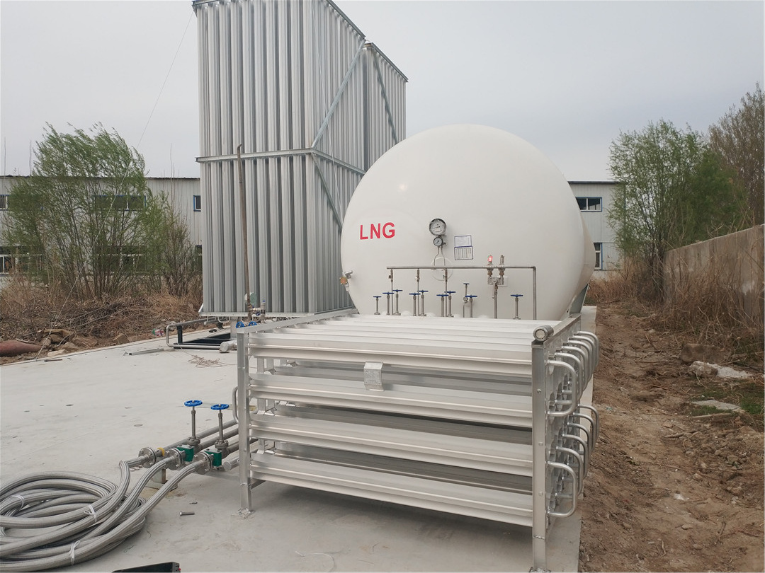 Tairan Technology sells 300 cubic meters of lng gasification skid mounted station vaporization pressure regulating skid steam boiler