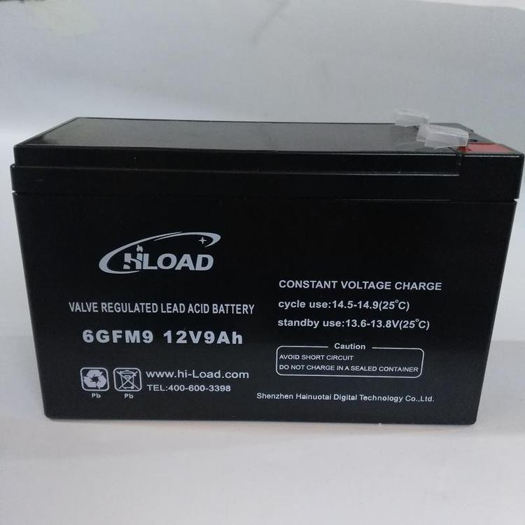 HNOT HLOAD Battery 6GFM12-9 12V9AH New Energy Lighthouse Emergency Lighting