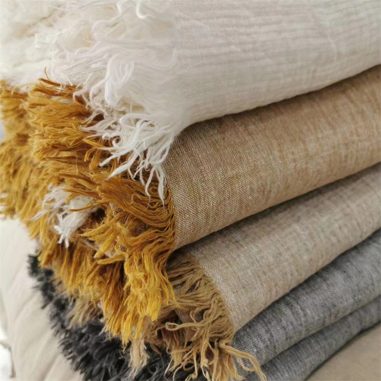 Yarn dyed washed linen fabric, linen fabric, home textile bedding, sofa curtains, available nationwide