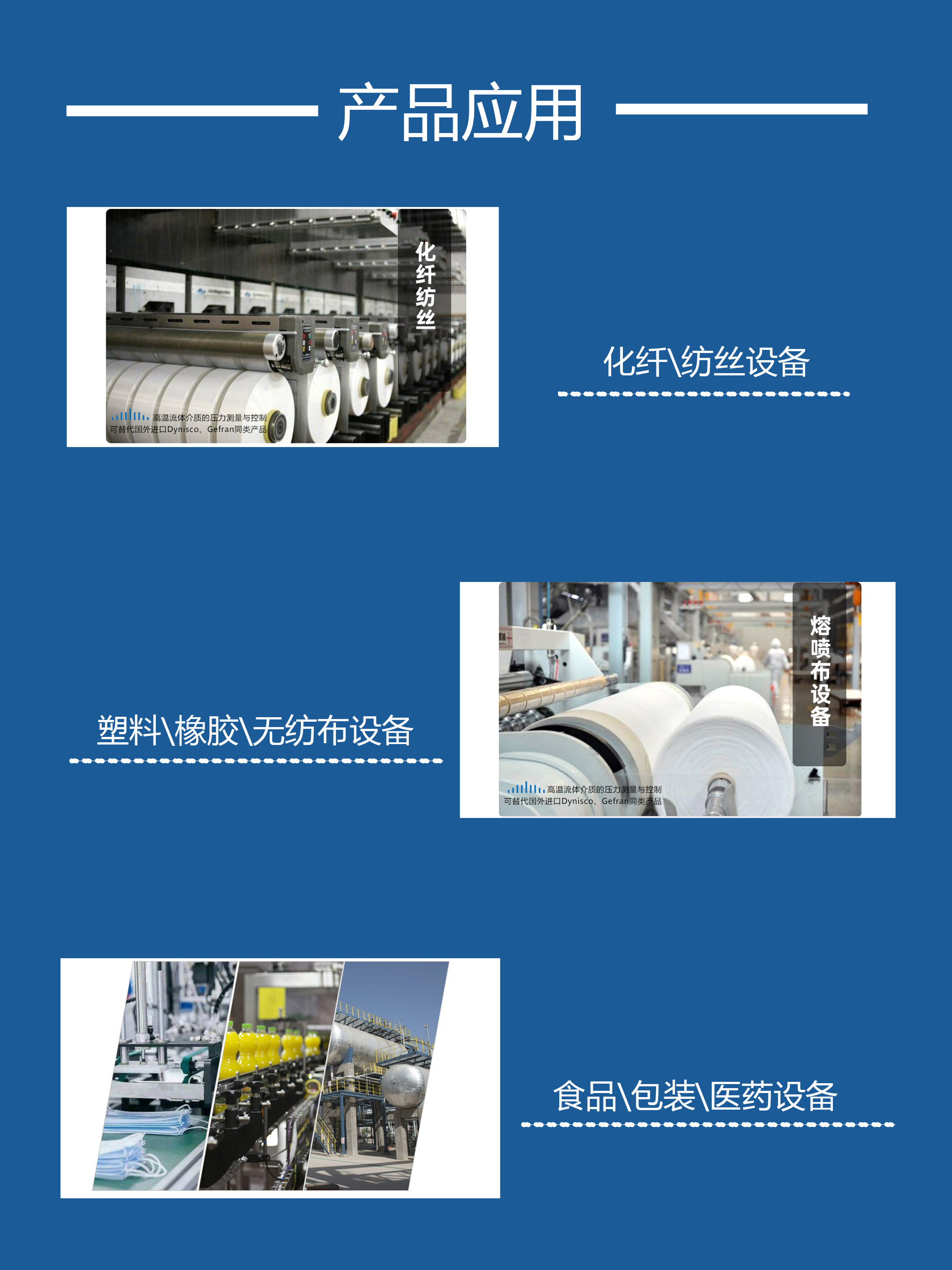 Replacing imported chemical fiber textile equipment with 1/2-20 interface high-temperature melt pressure sensor transmitter