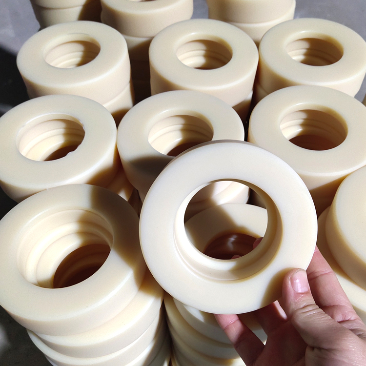 Lansheng manufacturer produces nylon sleeve shaped parts to support customized hollow tube plastic sleeve wear-resistant bearing sleeve