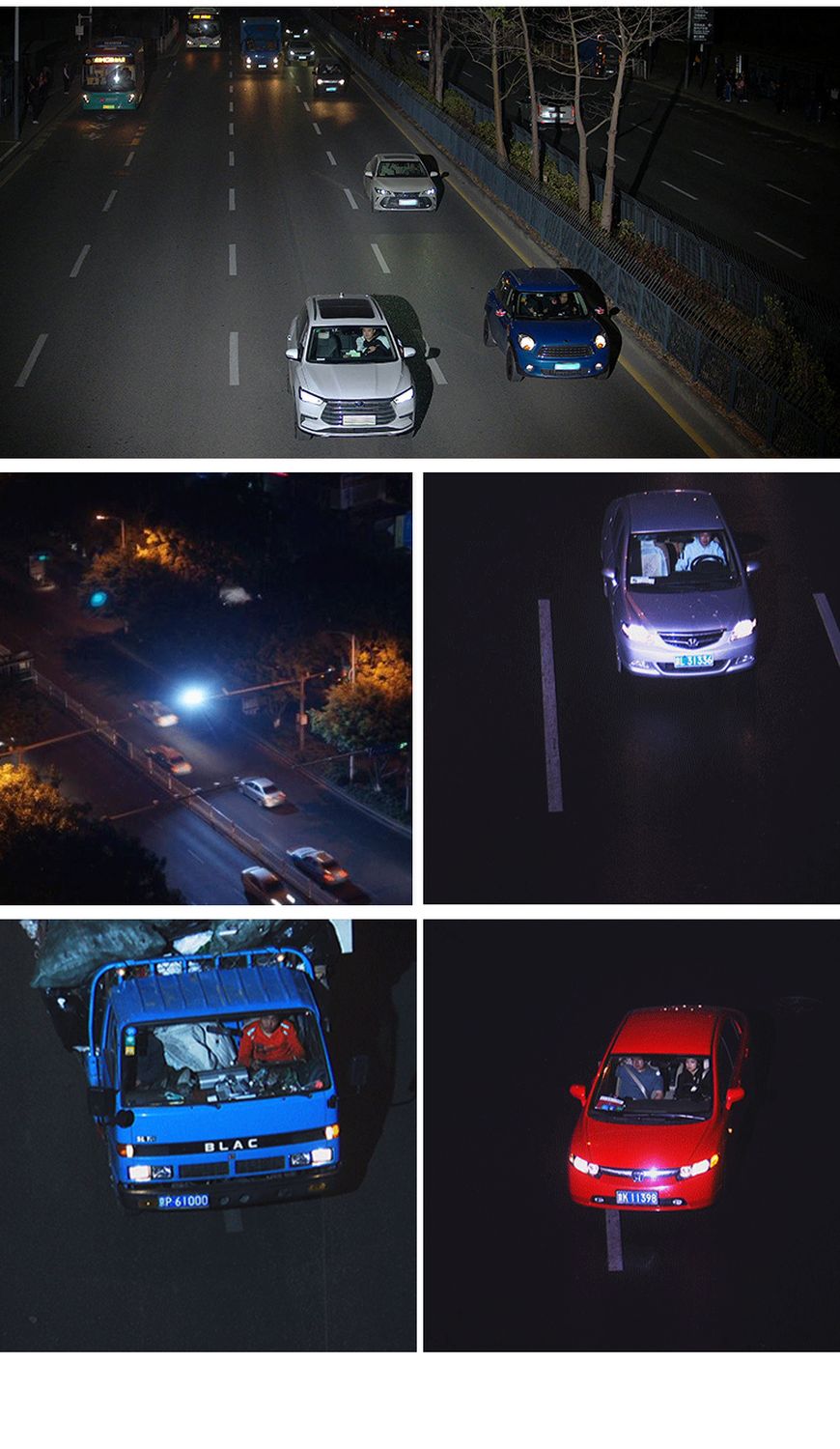 New LED supplementary light Haikang 16 high-power light source photosensitive sensing outdoor waterproof IP66 road monitoring