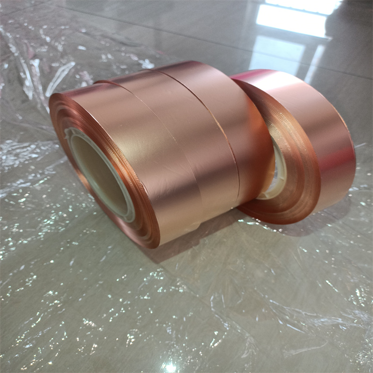 Cable 0.1 * 40T2 purple copper tape 210 iron shaft 0.15 * 40 purple copper foil T2 material 0.005 electrolytic self copper foil