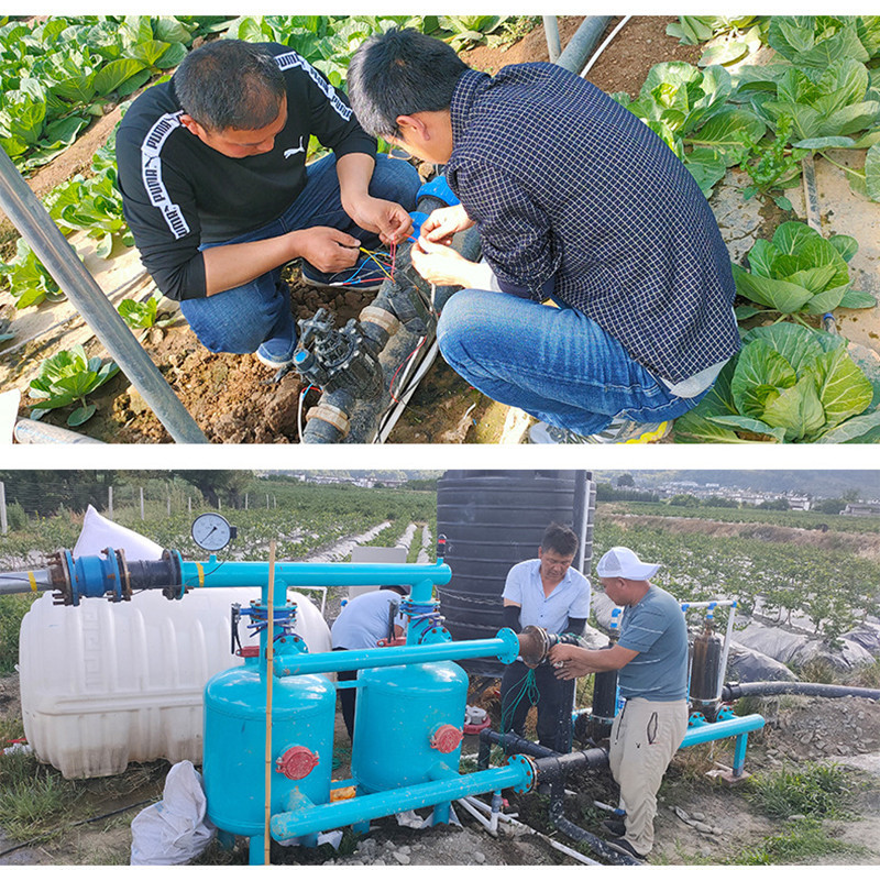 Fully automatic backwashing sand and gravel filter for agricultural irrigation, drip irrigation, sprinkler irrigation, centrifugal mesh laminated filter equipment