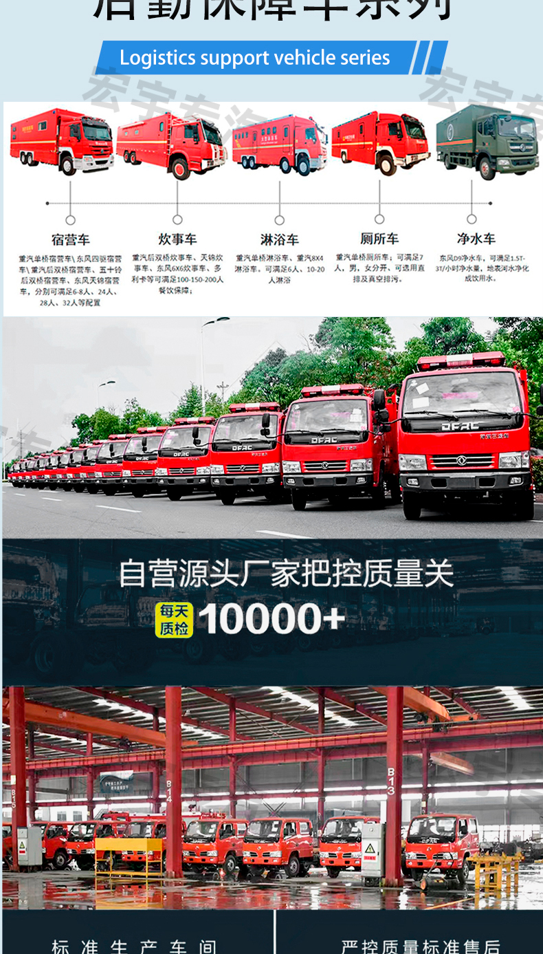 Logistics support shower car, shelter, shower car, convenient mobile shower equipment