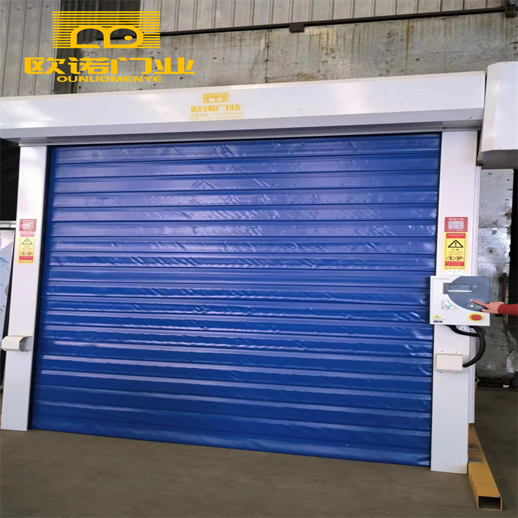 High strength soft insulation fast rolling shutter door transparent visible window PVC soft curtain fabric fixed type