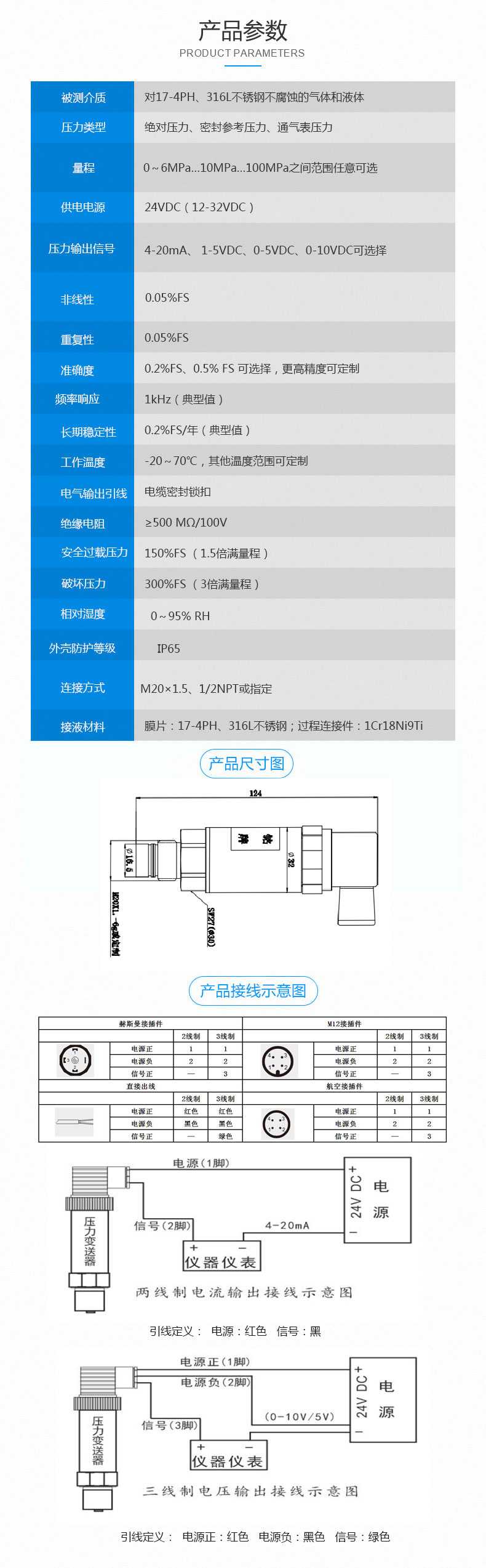 PPM-T232C flush membrane pressure transmitter, mud coal pulp, crude oil, asphalt, etc., oil well measuring instruments