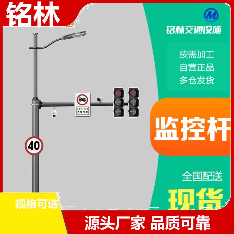  高速公路道路设施 收费站 不易腐蚀不惧风雨监控杆 浸塑 坚固耐用 铭林