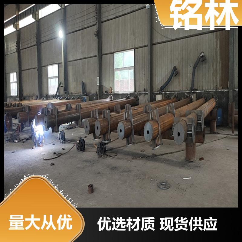  热镀锌 不锈钢 双柱式交通标志杆 单悬臂 多年行业经验 铭林