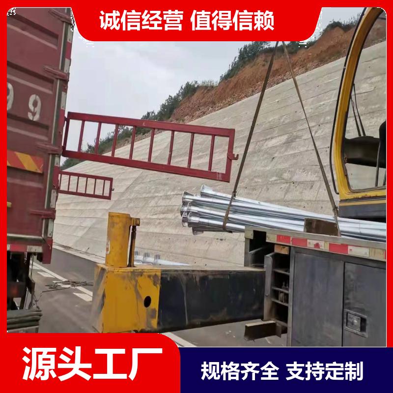  热镀锌 双柱式交通标志杆 道路 Q235钢材 多年行业经验 铭林