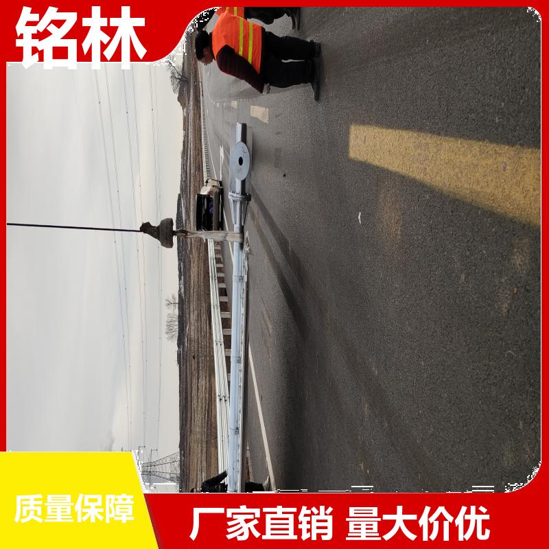 Q235钢材 喷塑交通标志杆 道路指示 焊接 多年行业经验 铭林