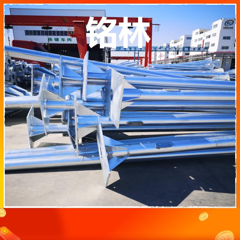  高速公路 双柱式交通标志杆 喷塑 Q235钢材 多年行业经验 铭林