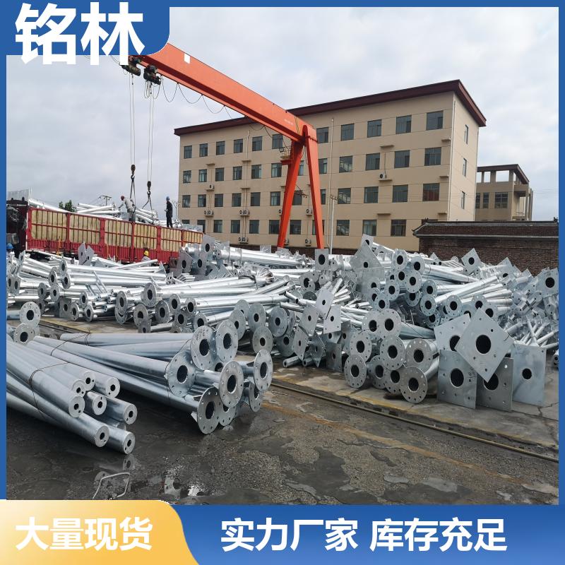  单悬臂 Q235钢材 单柱式交通标志杆 贴膜 多年行业经验 铭林