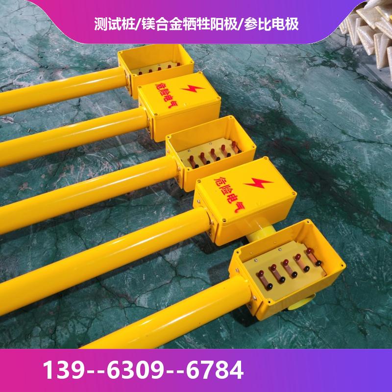 储罐阴极保护 智能测试桩 108*4*3000防爆接线箱 镁阳极 运行稳定 巨盾