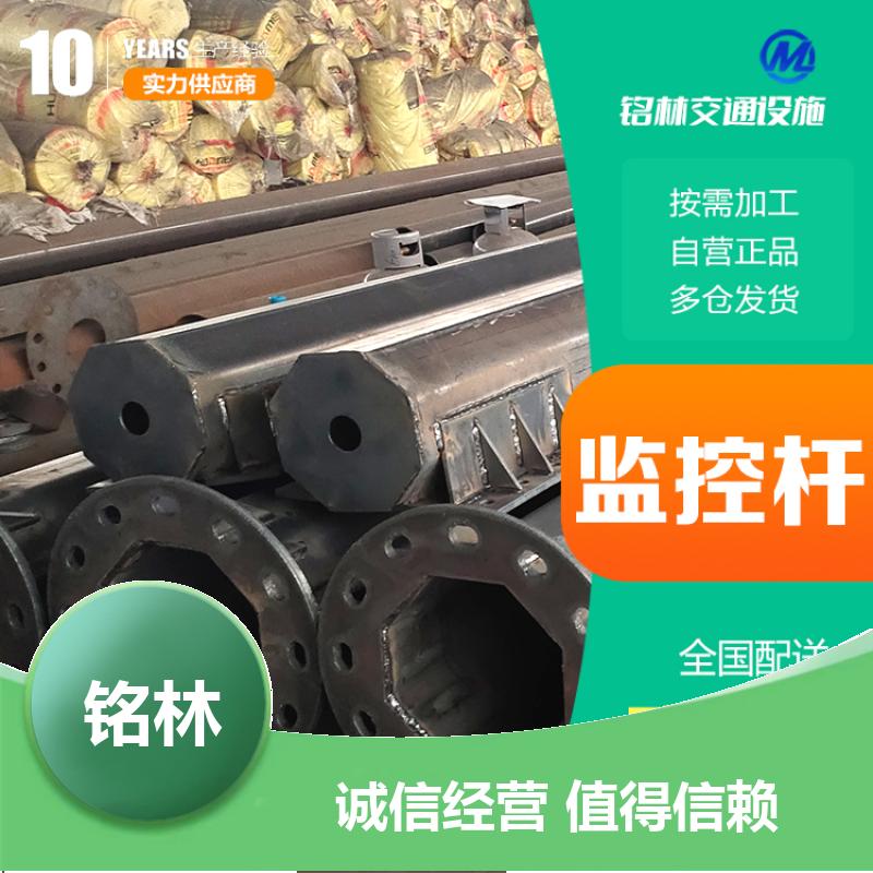 经久耐用 收费站 高速公路道路设施 喷塑 监控杆 现货现发 铭林