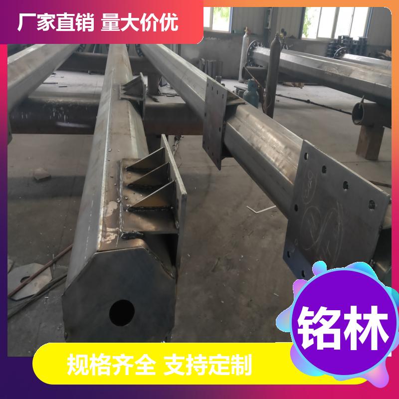  高速公路 喷塑交通标志杆 圆柱形 不锈钢 多年行业经验 铭林