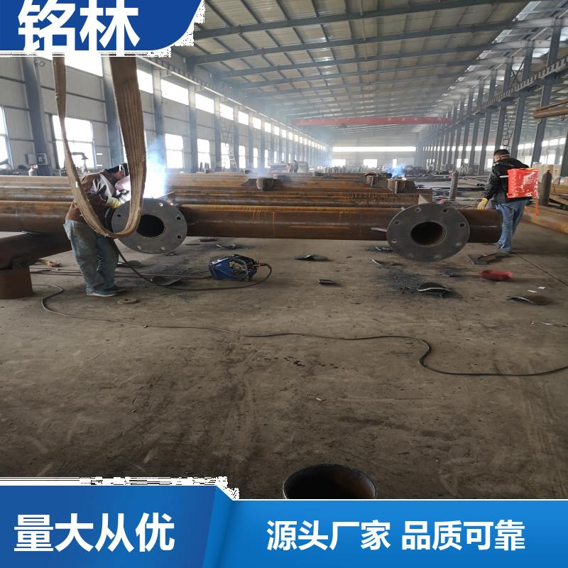  高速公路 Q235钢材 浸塑 单柱式交通标志杆 多年行业经验 铭林
